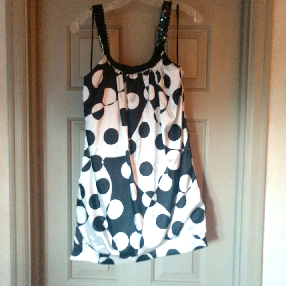 Hippie/70s polkadot dress